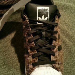 Adidas tweed Superstar Clam shell